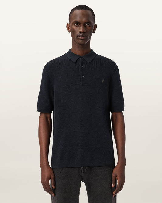 BOND BLUE Color Aspen SS Polo from AllSaints