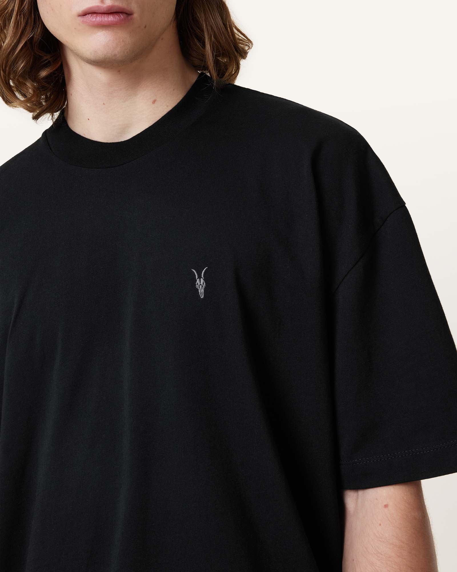 Jet Black Color Harding SS Crew from AllSaints