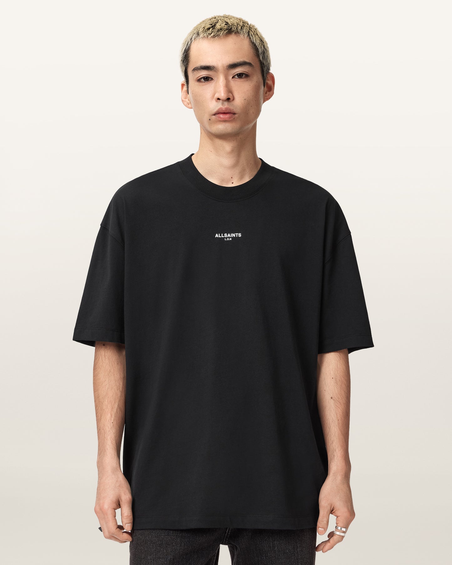 Washed Black Color Mikro SS Crew from AllSaints