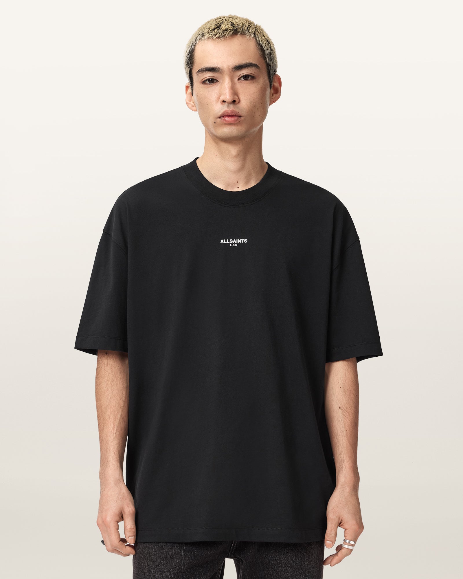 Washed Black Color Mikro SS Crew from AllSaints