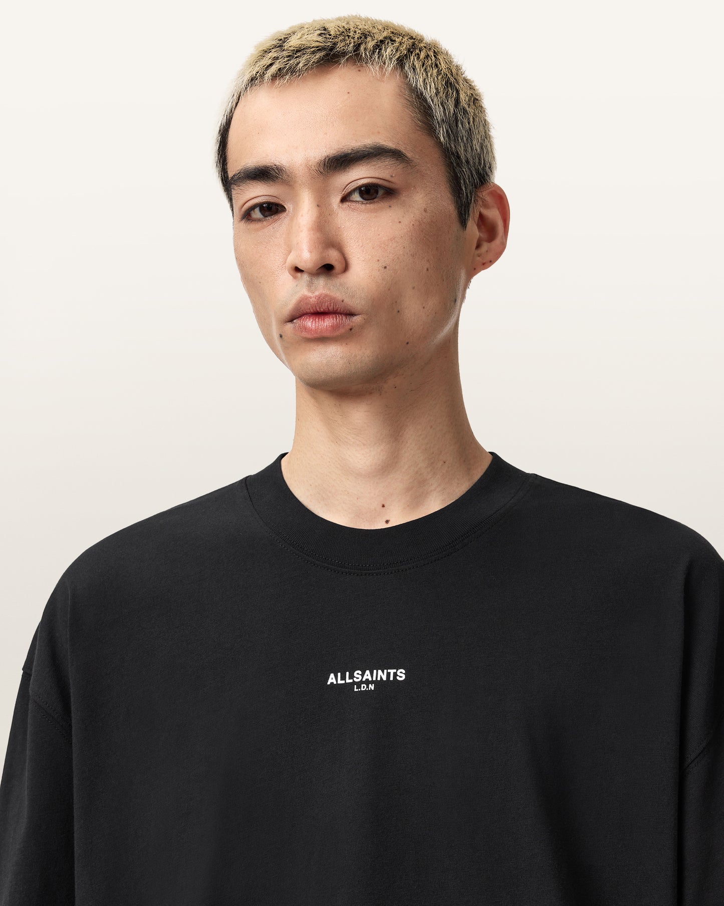 Washed Black Color Mikro SS Crew from AllSaints