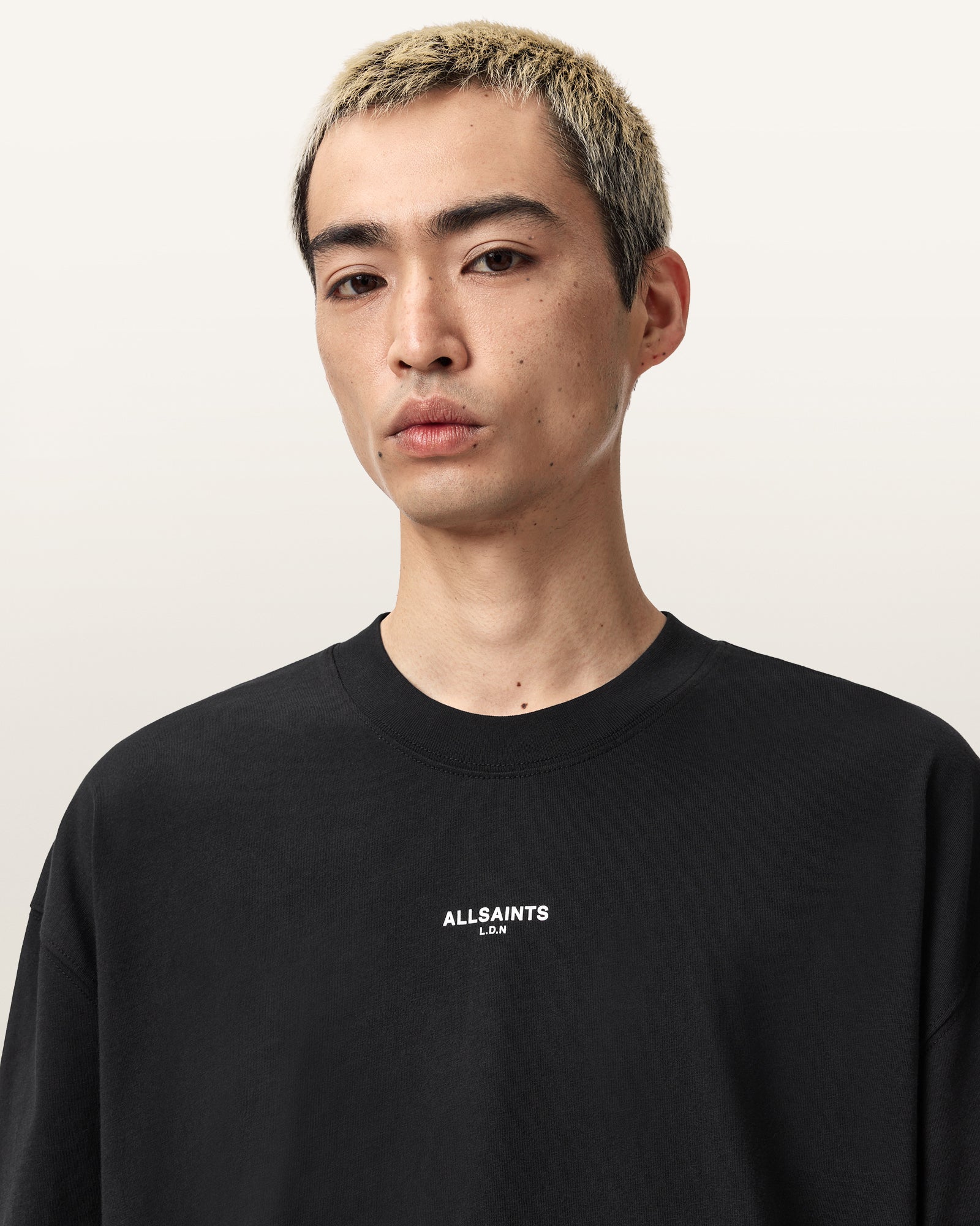 Washed Black Color Mikro SS Crew from AllSaints
