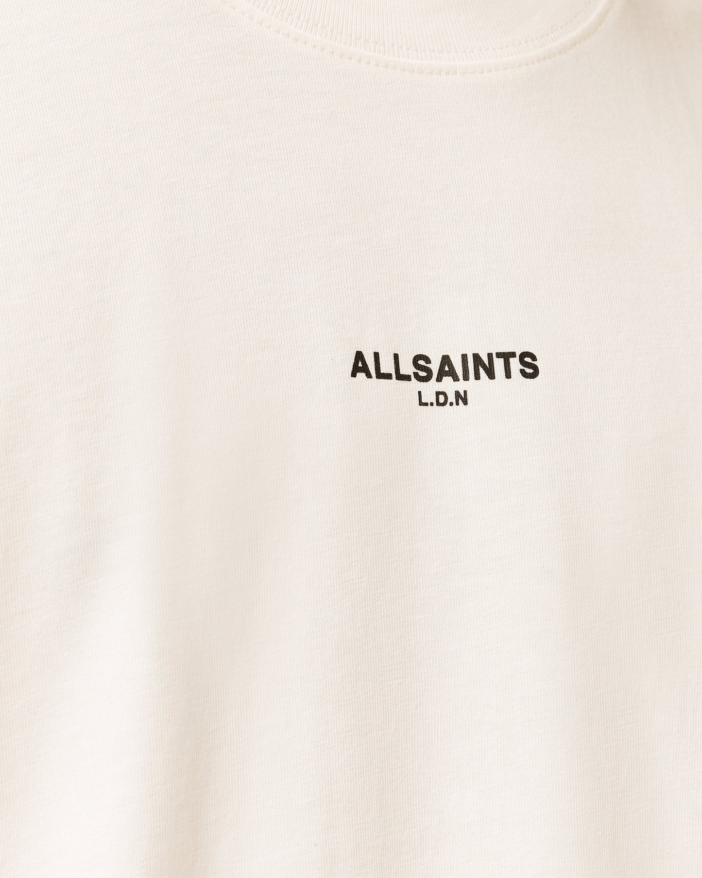 ASHEN WHITE Color Mikro SS Crew from AllSaints