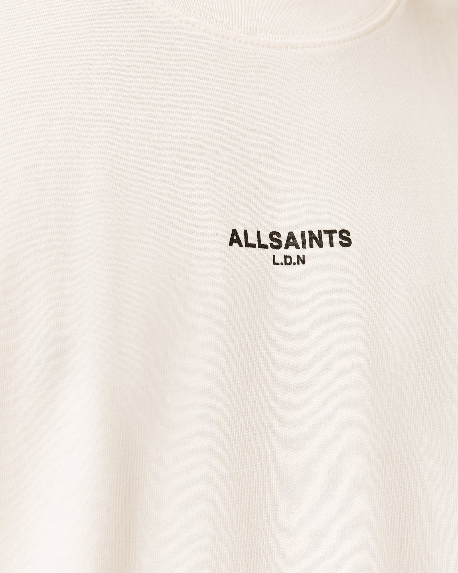 ASHEN WHITE Color Mikro SS Crew from AllSaints