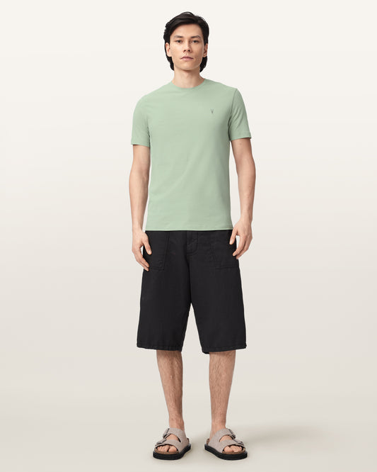 CELADON GREEN Color Brace SS Crew Tee from AllSaints