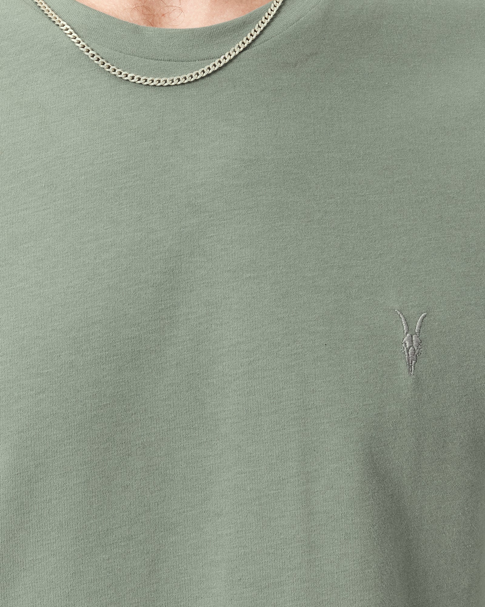 SPRING GREEN Color Brace SS Crew from AllSaints