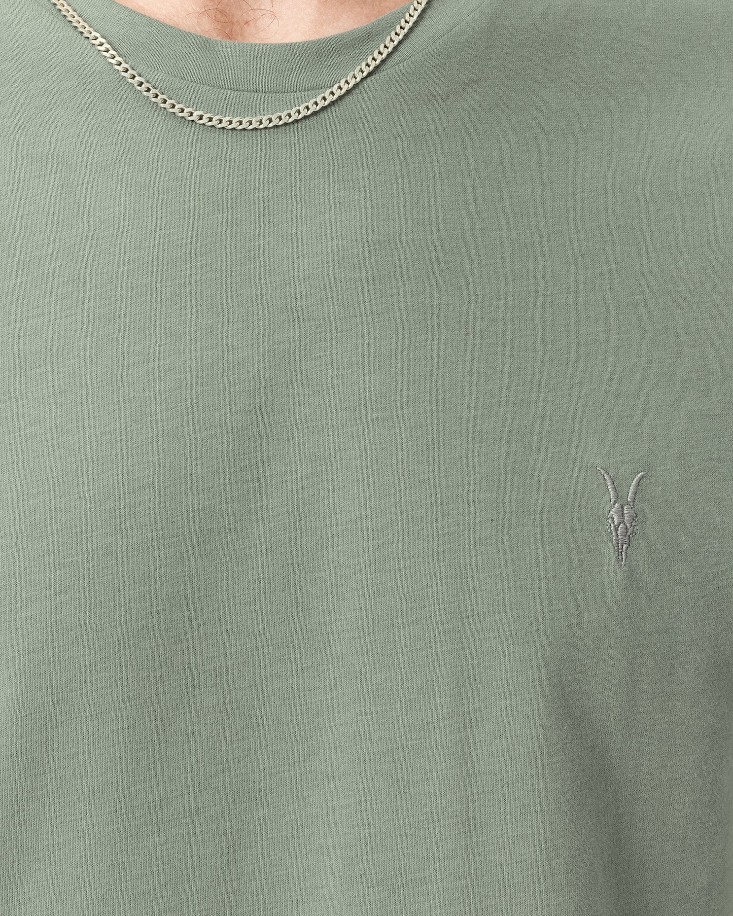 SPRING GREEN Color Brace SS Crew from AllSaints