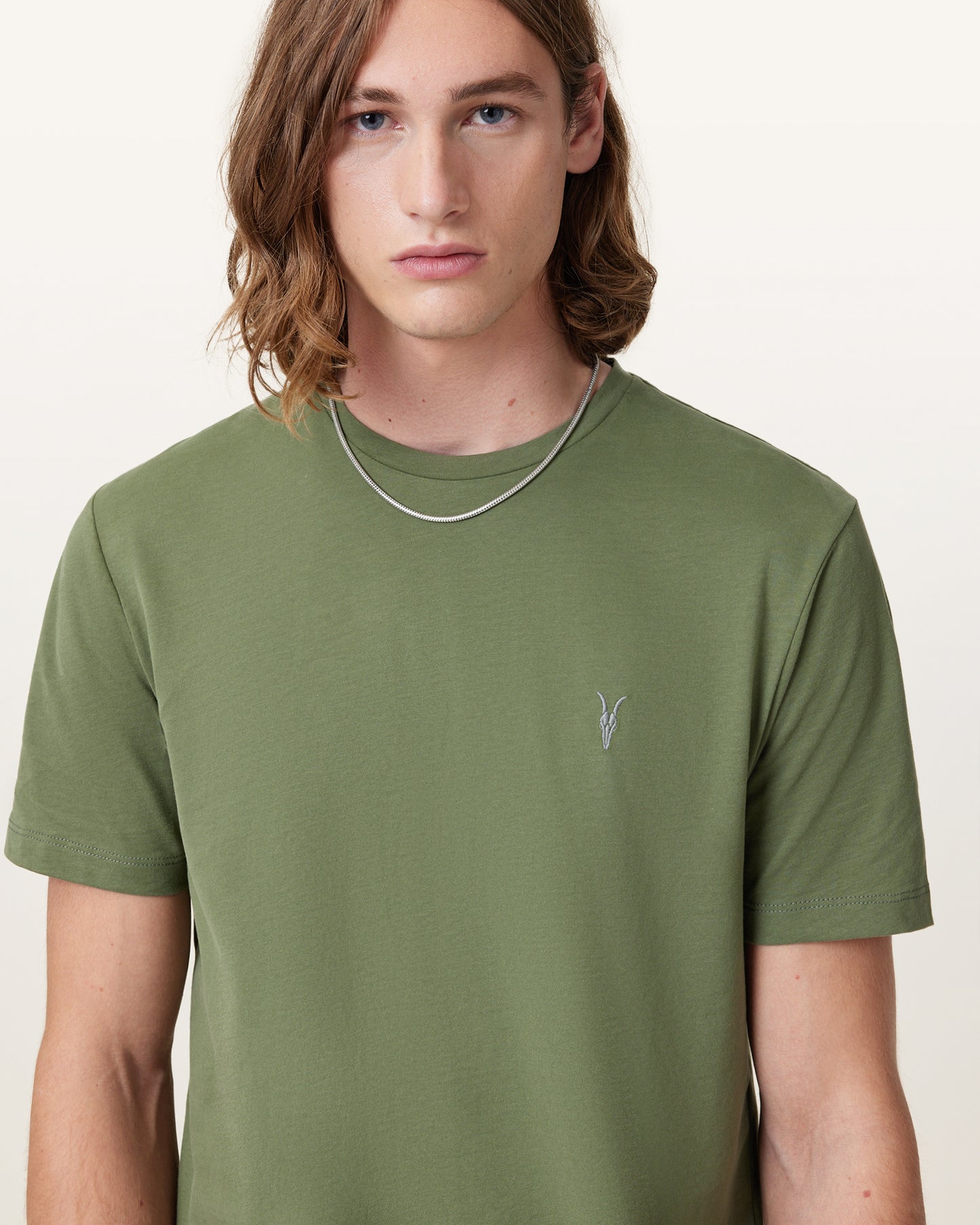 EDEN GREEN Color Brace SS Crew from AllSaints