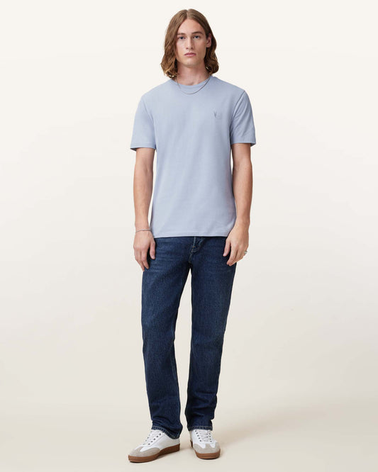 WILLOW BLUE Color Brace SS Crew from AllSaints