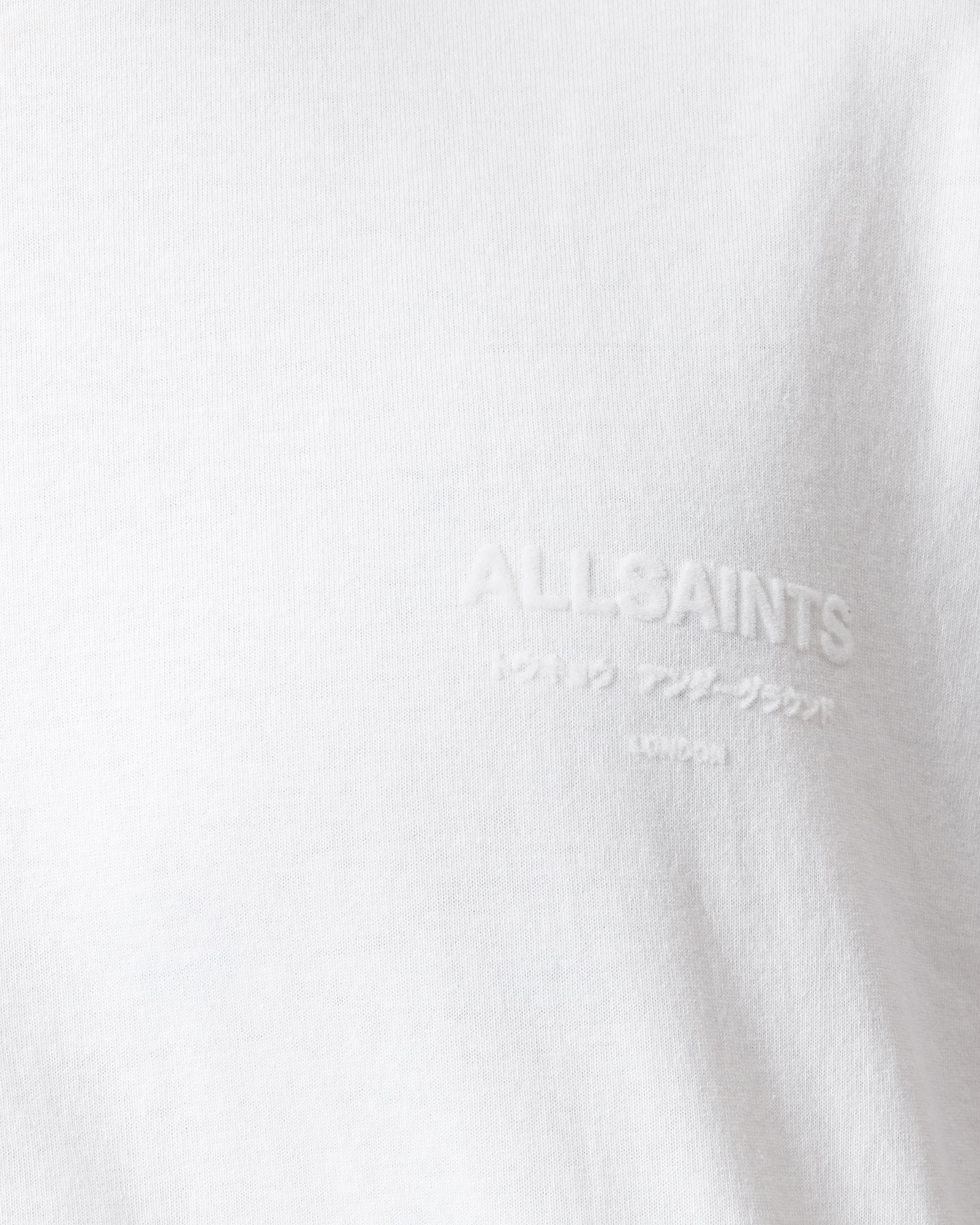 Optic White Color Xander SS Crew from AllSaints