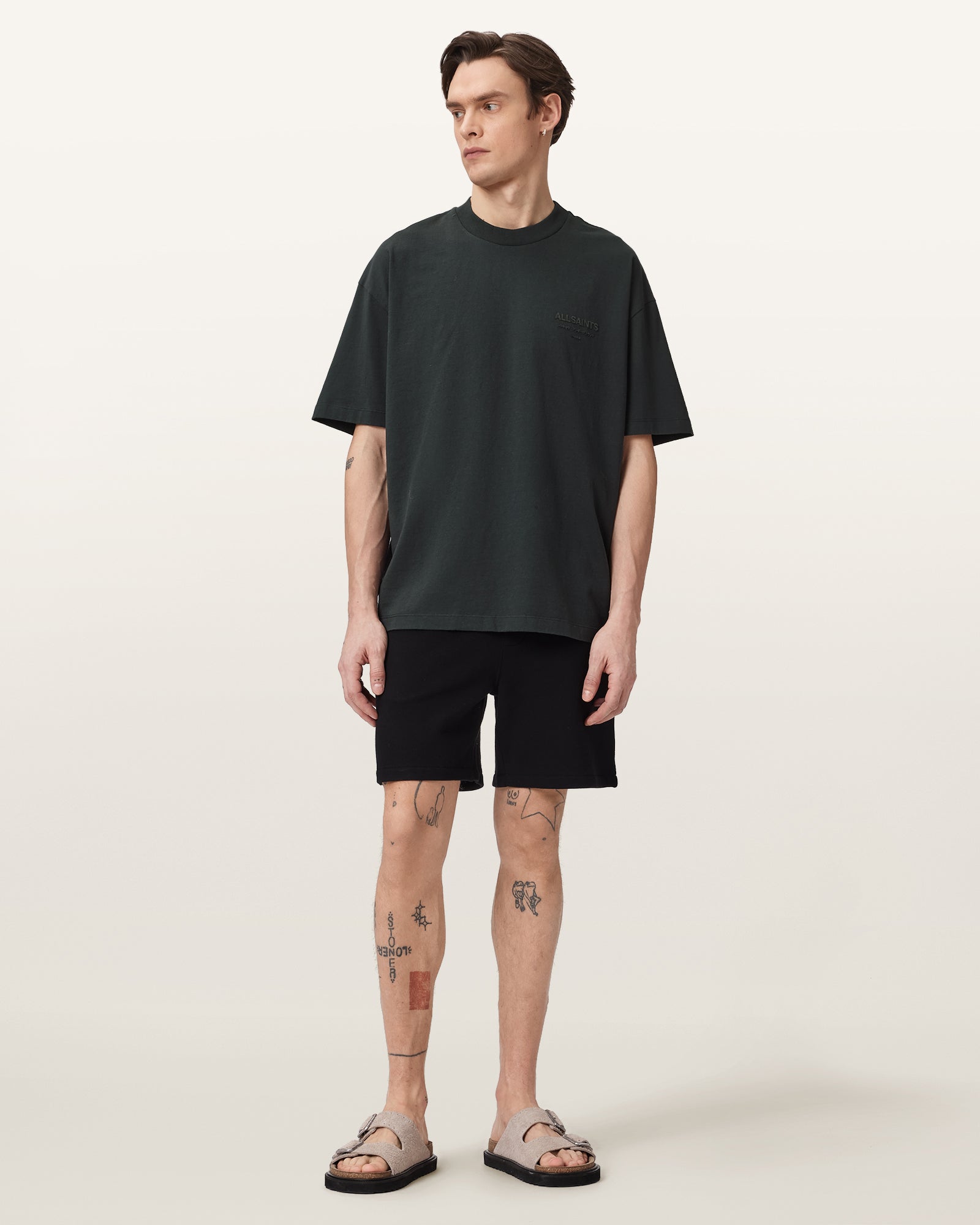 CARTER GREY Color Xander SS Crew from AllSaints