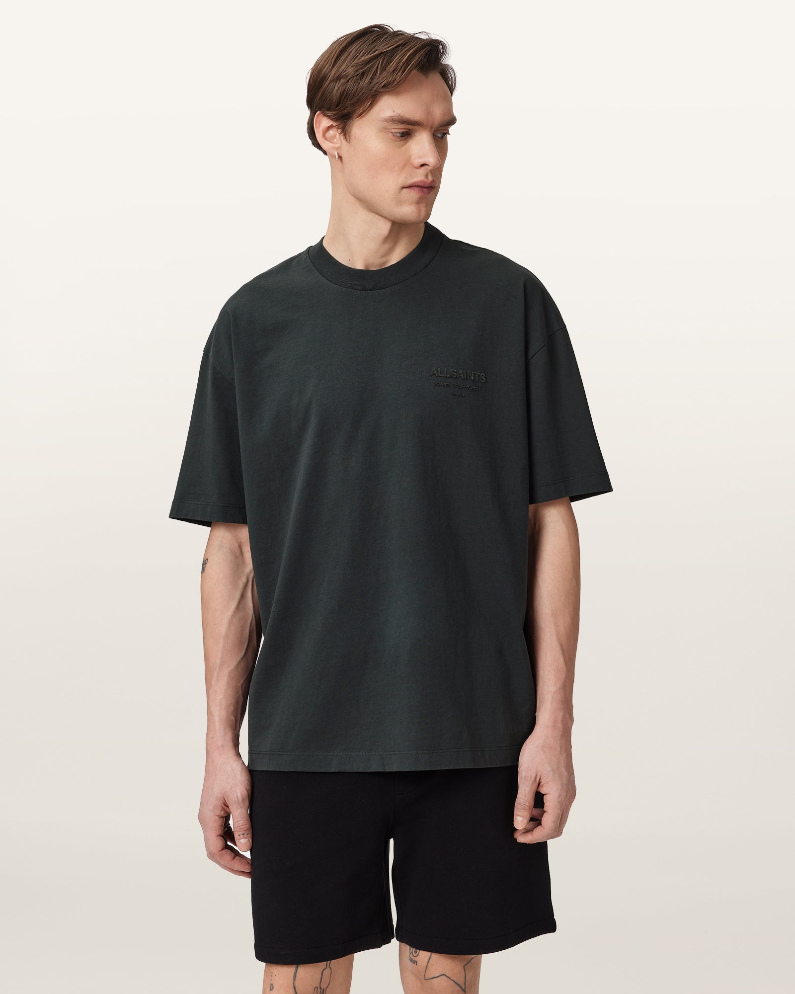 CARTER GREY Color Xander SS Crew from AllSaints