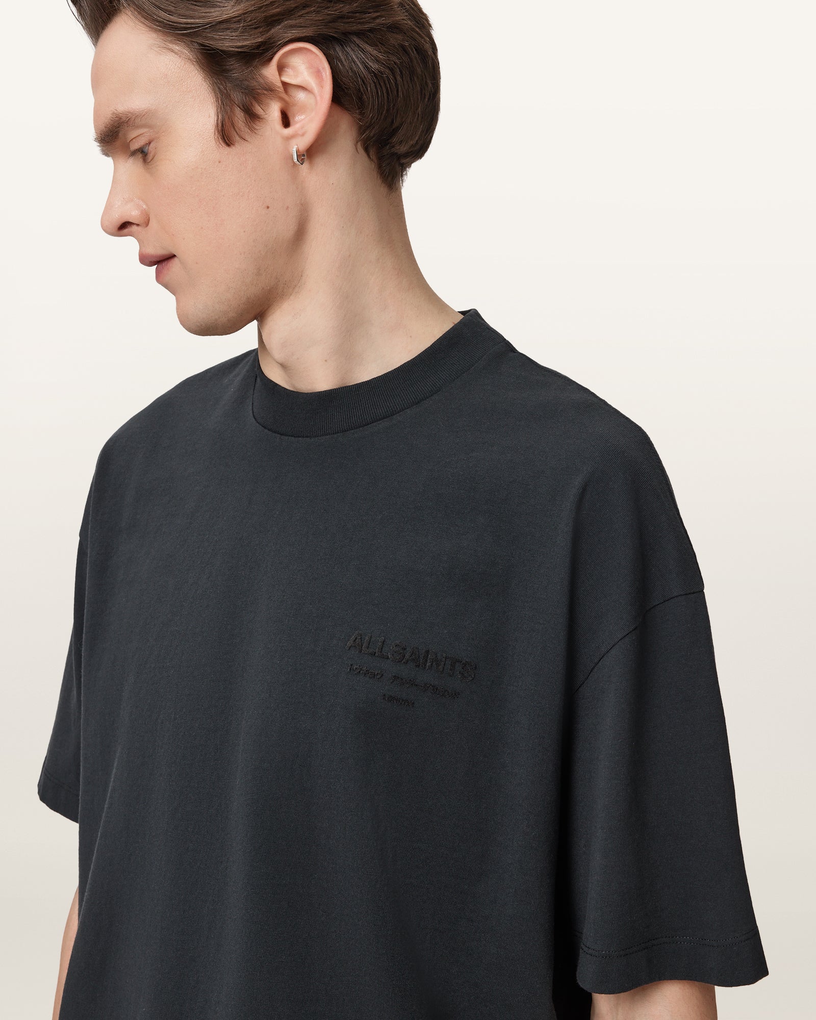 CARTER GREY Color Xander SS Crew from AllSaints