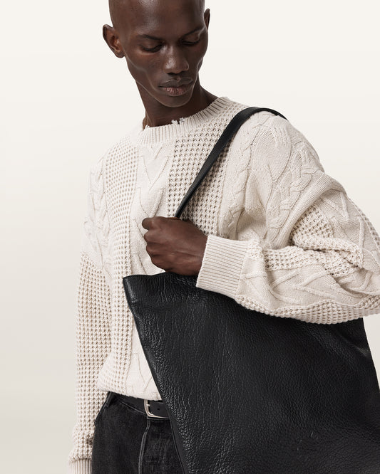 ECRU WHITE Color Tenter Crew from AllSaints