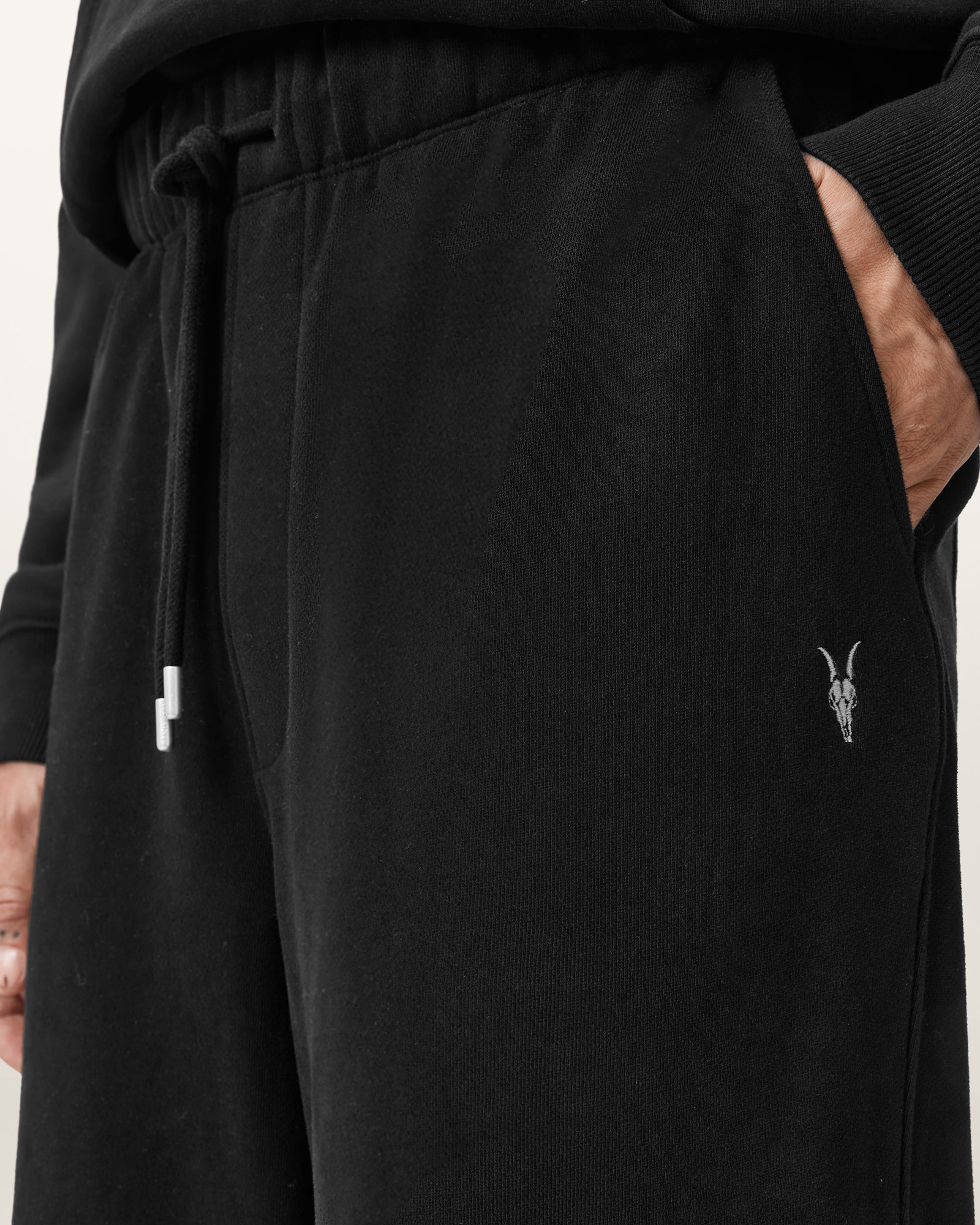 Jet Black Color Asher Sweatpant from AllSaints