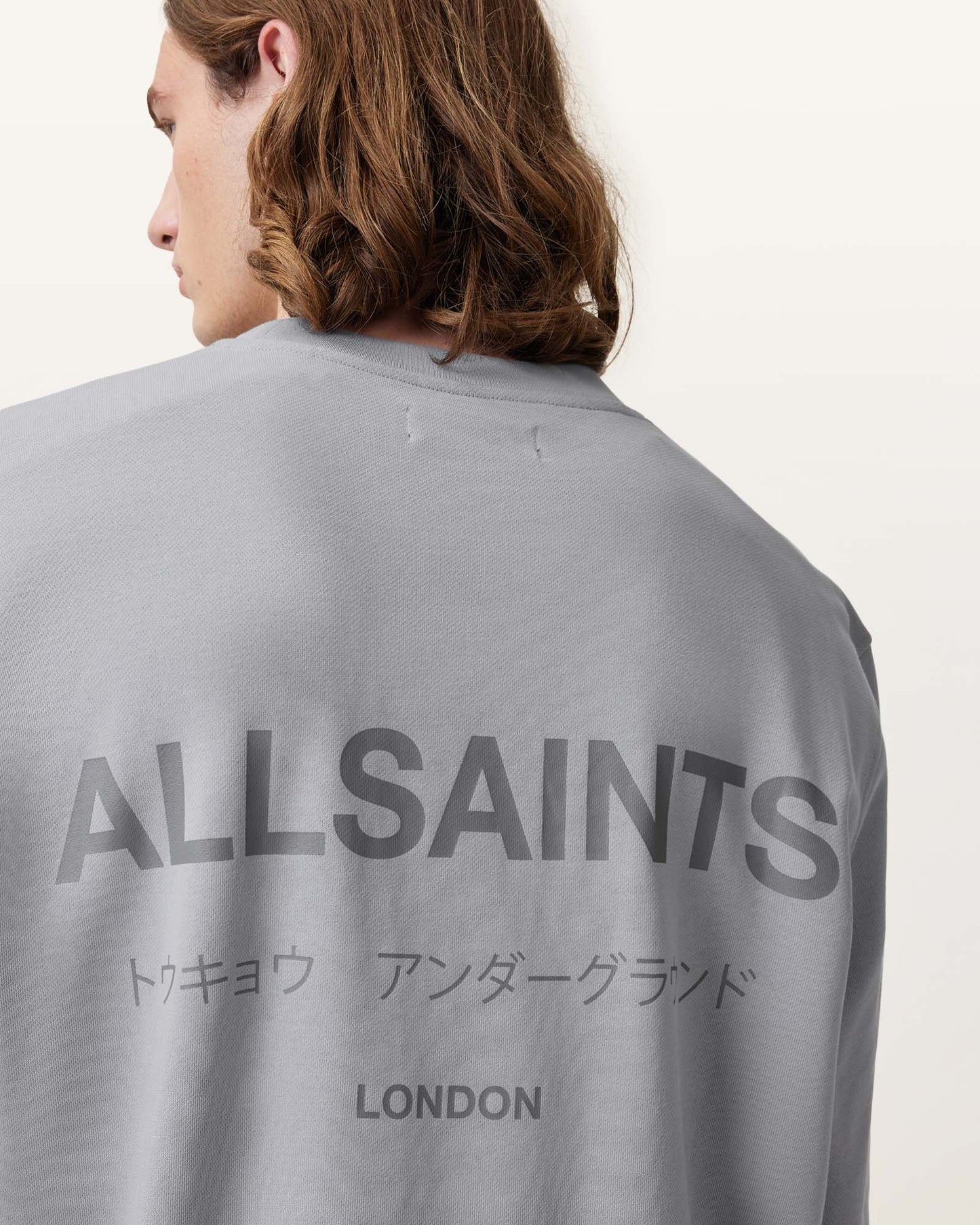 MACHINE GREY Color Underground Crew from AllSaints