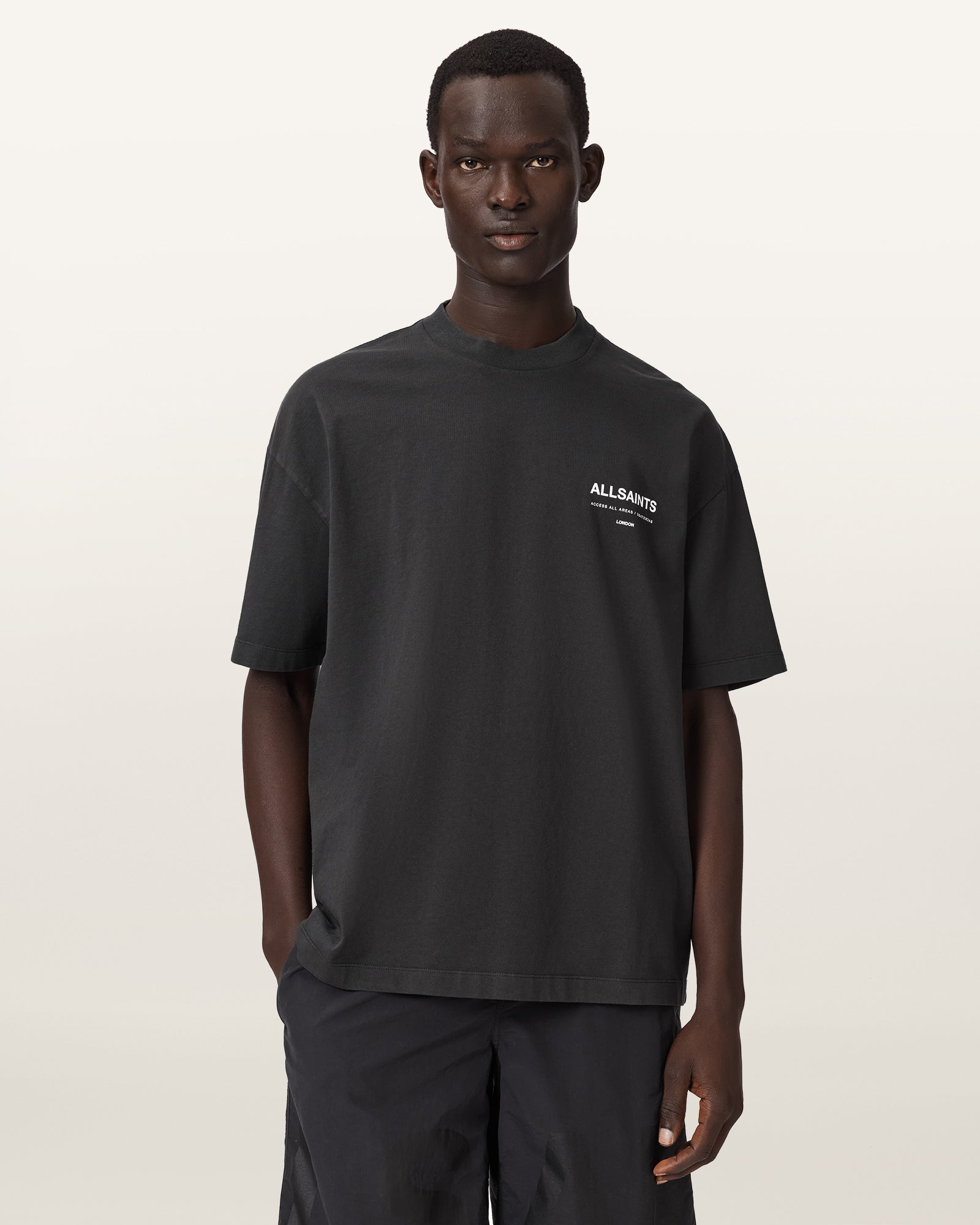CARTER GREY Color Backstage SS Crew Tee from AllSaints