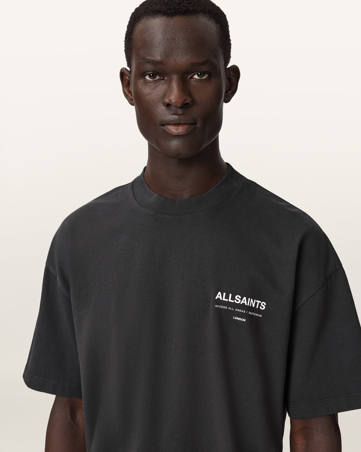 CARTER GREY Color Backstage SS Crew Tee from AllSaints