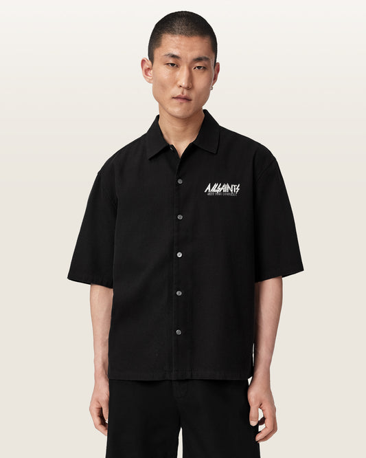 ORCA BLACK Color Synth SS Shirt from AllSaints
