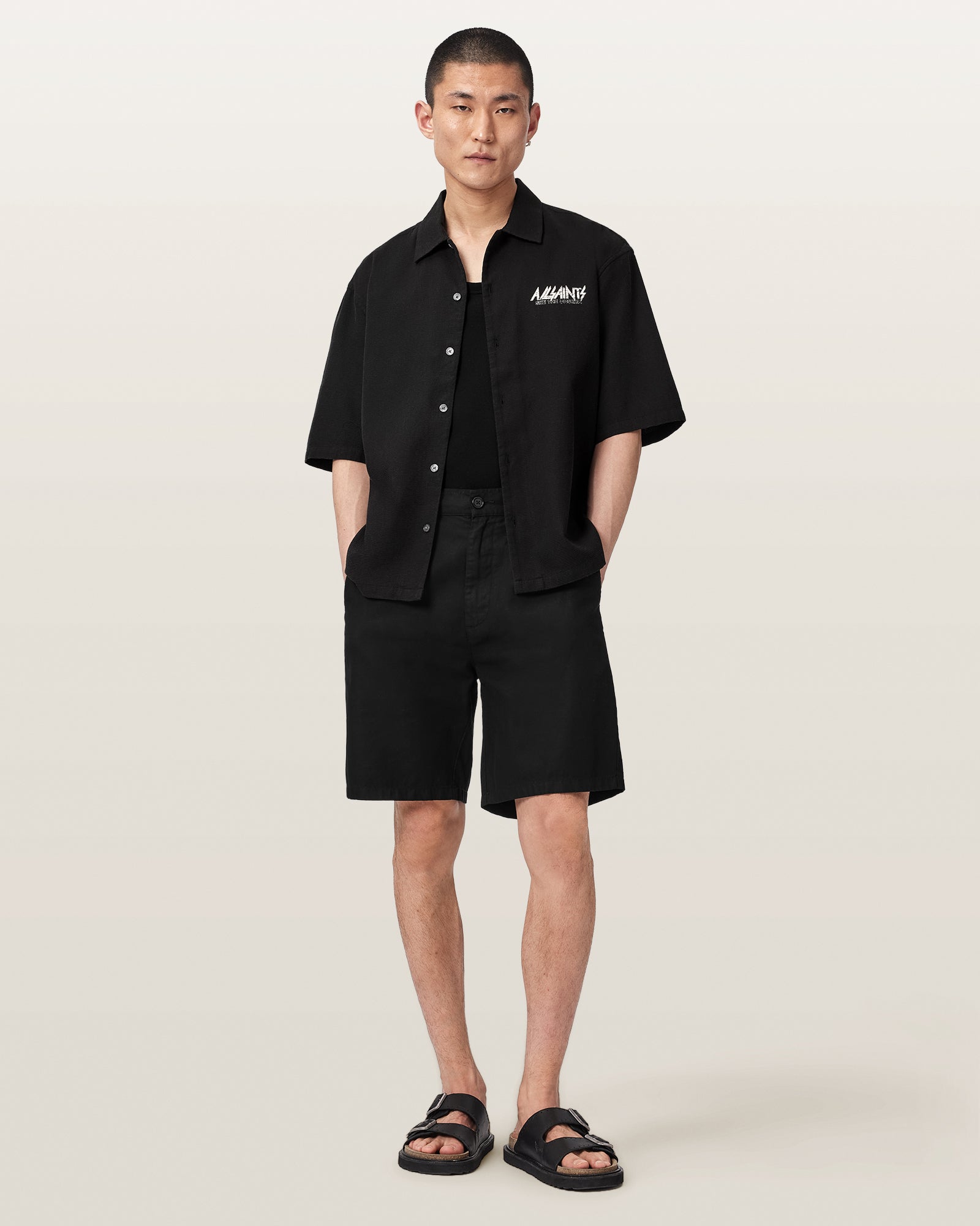ORCA BLACK Color Synth SS Shirt from AllSaints
