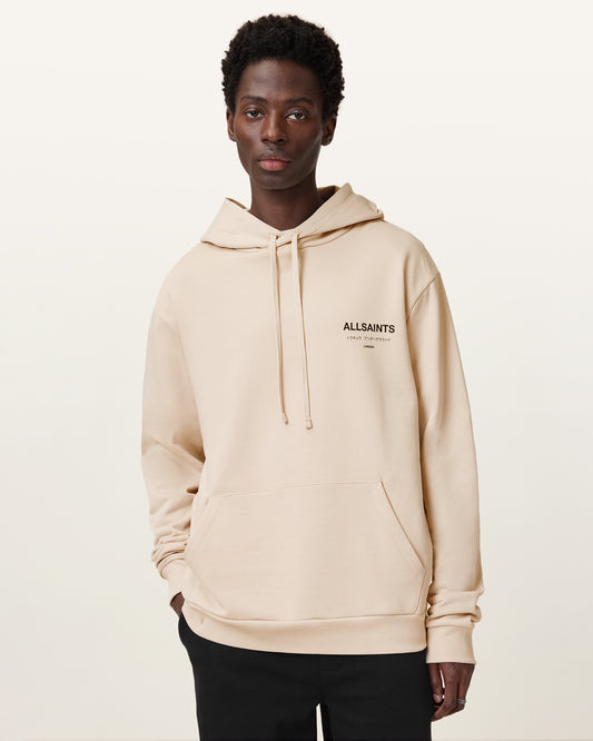 DUSTY LIGHT BROWN Color Underground Oth Hoody from AllSaints