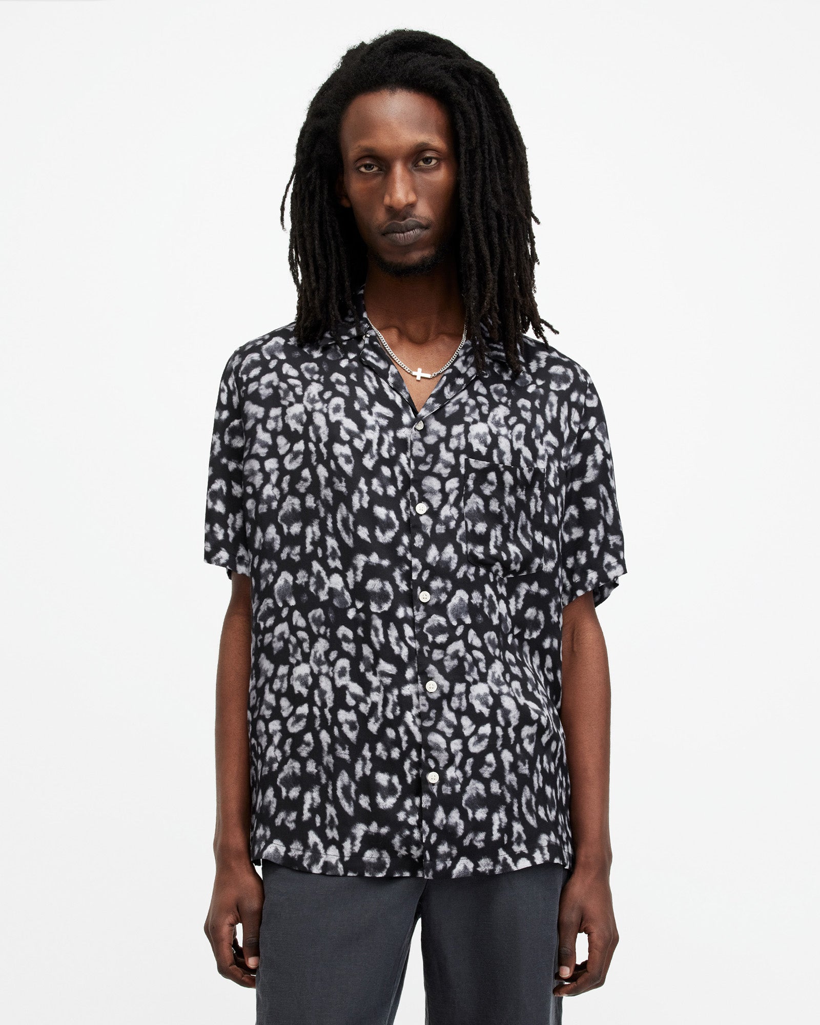 Leopaz SS Shirt - AllSaints Hong Kong