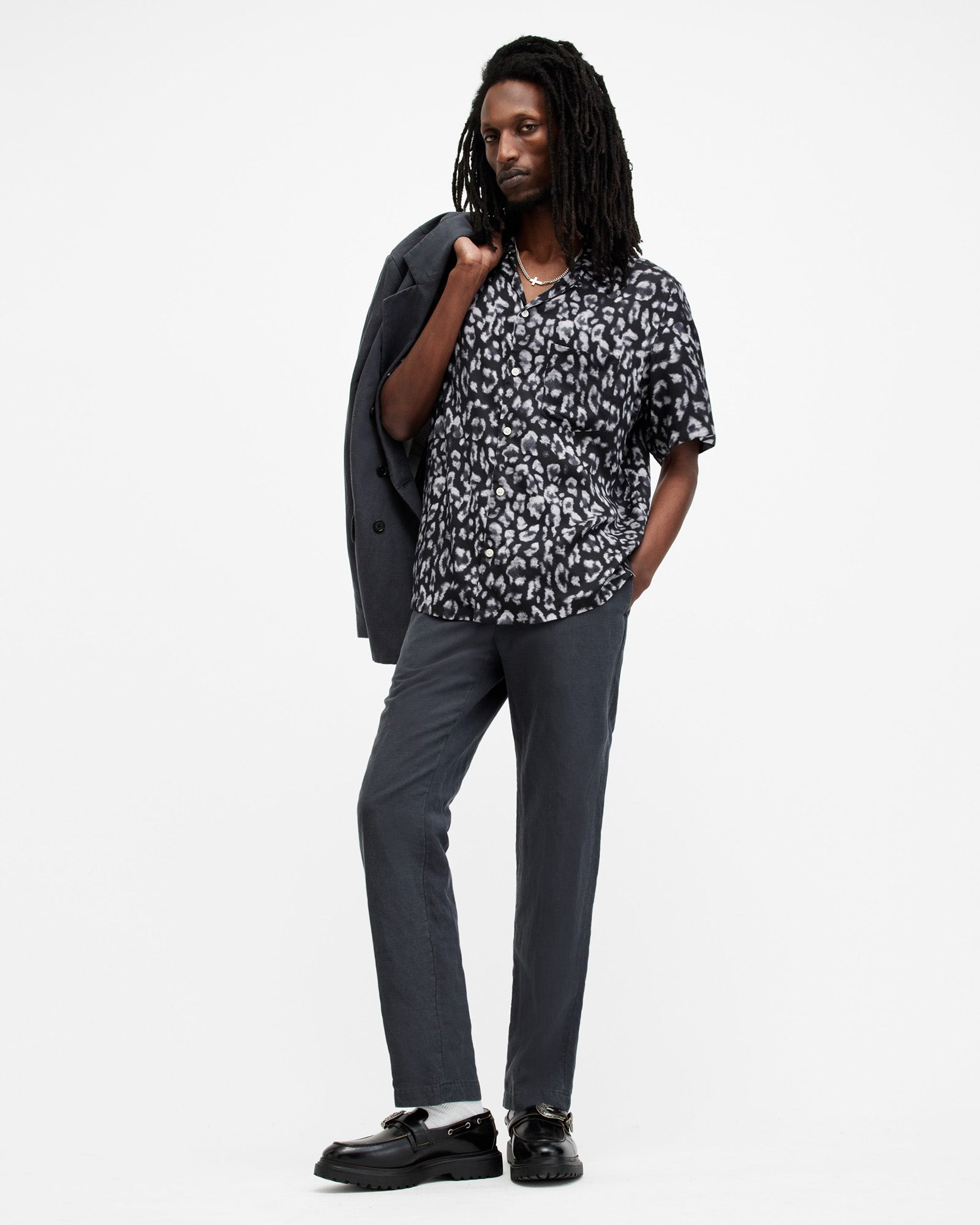 Leopaz SS Shirt - AllSaints Hong Kong