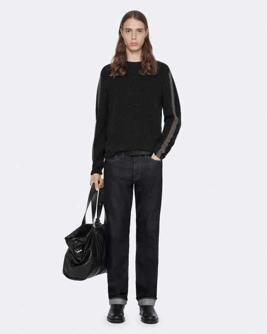 Charcoal Grey Color Hawke Crew Jumper from AllSaints