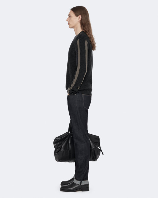 Charcoal Grey Color Hawke Crew Jumper from AllSaints