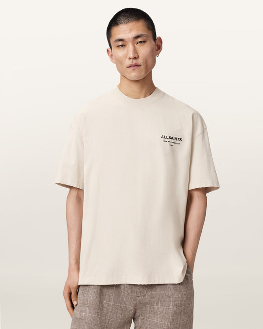 DUSK WHITE Color Dreamer SS Crew Tee from AllSaints