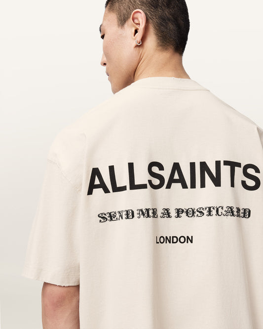 DUSK WHITE Color Dreamer SS Crew Tee from AllSaints