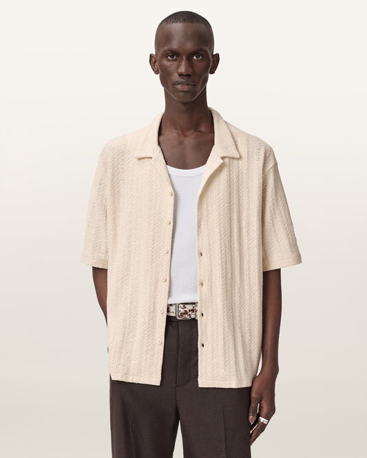 COTTAGE WHITE Color Trace SS Shirt from AllSaints