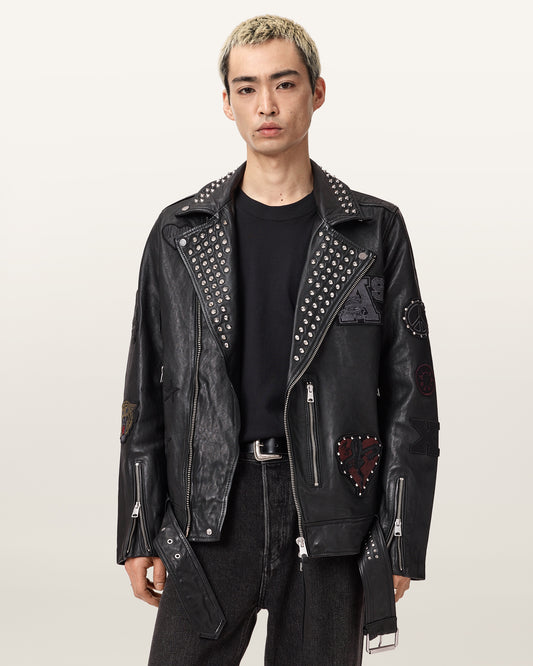 Cole Leather Biker Jacket