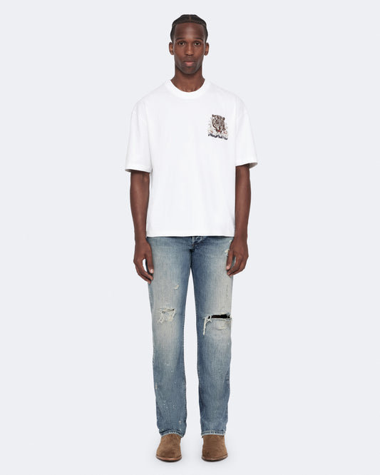 Optic White Color Tigress SS Crew Tee from AllSaints