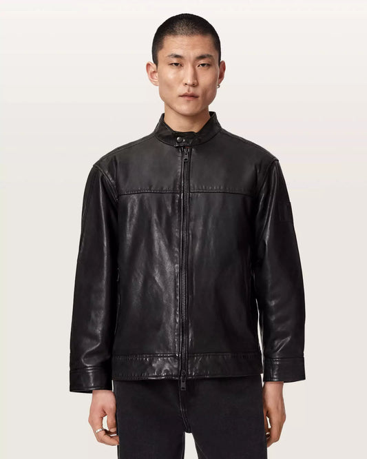 Felix Leather Racer Jacket