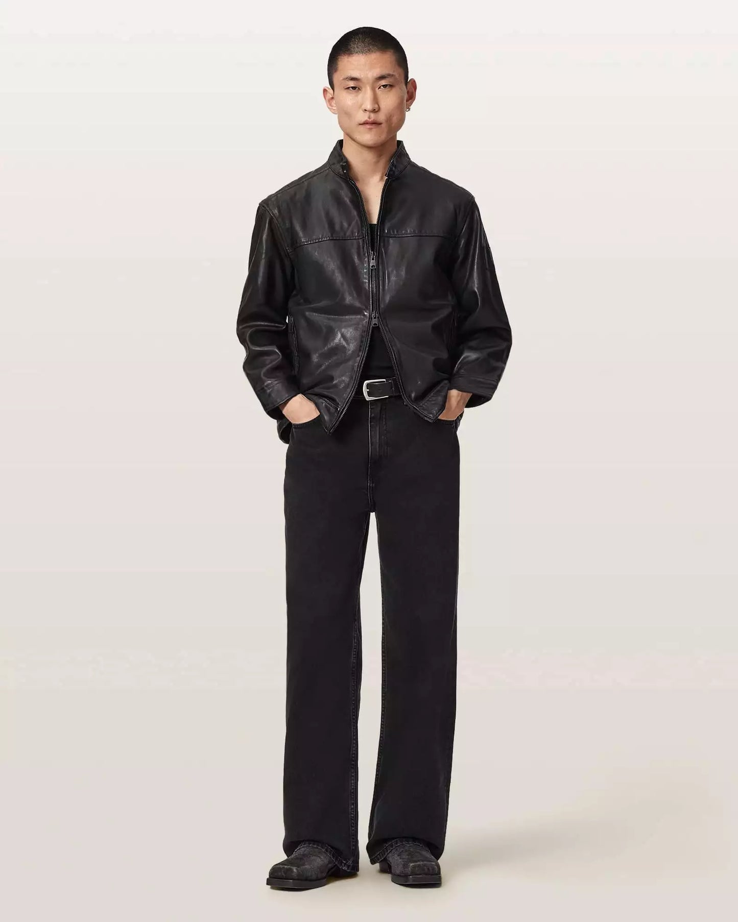 Felix Leather Racer Jacket