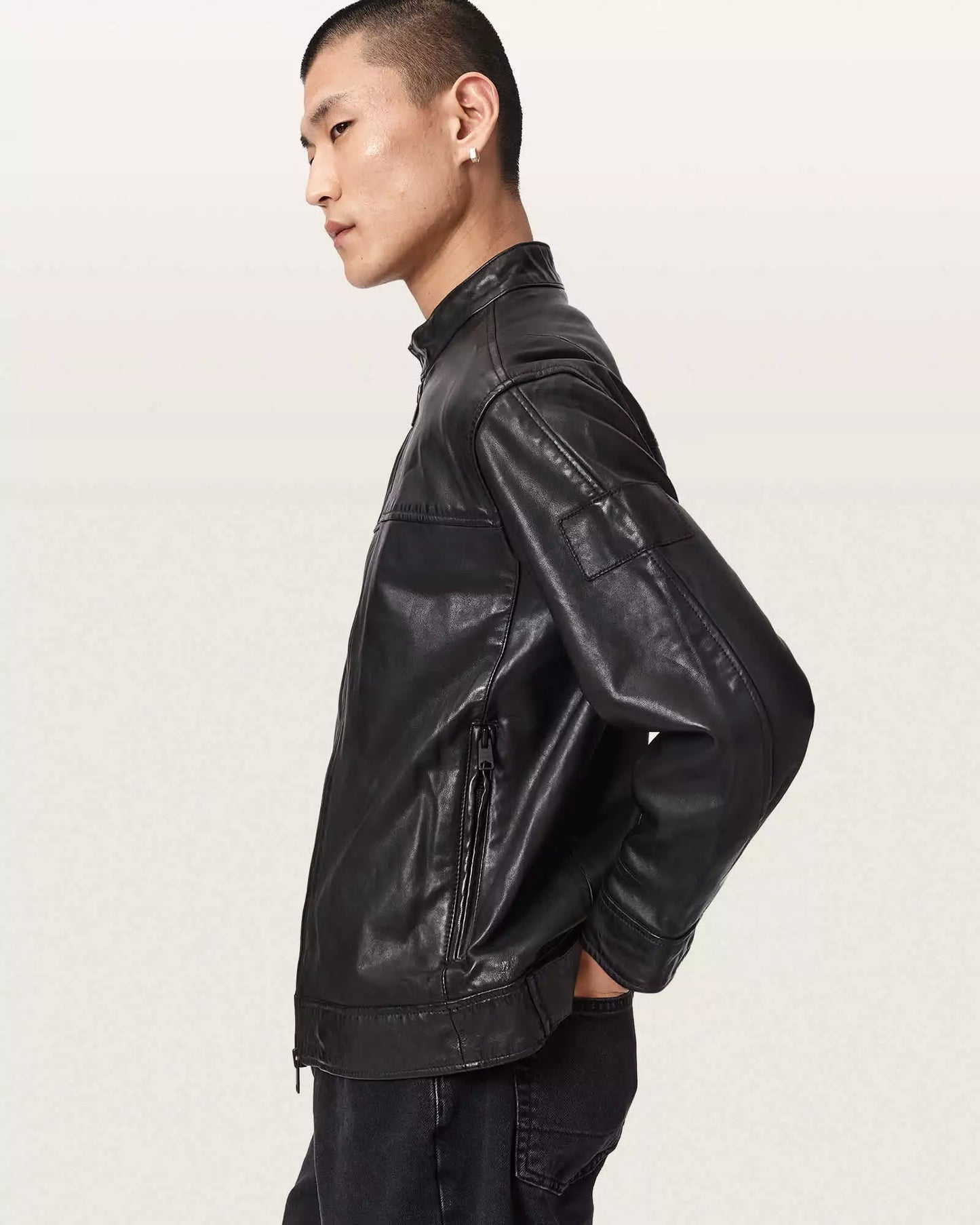 Felix Leather Racer Jacket