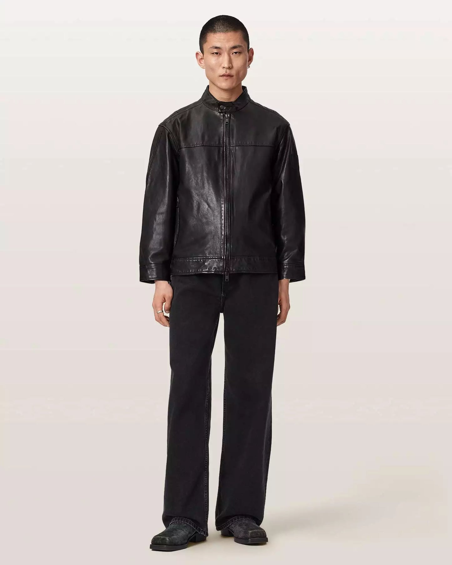 Felix Leather Racer Jacket