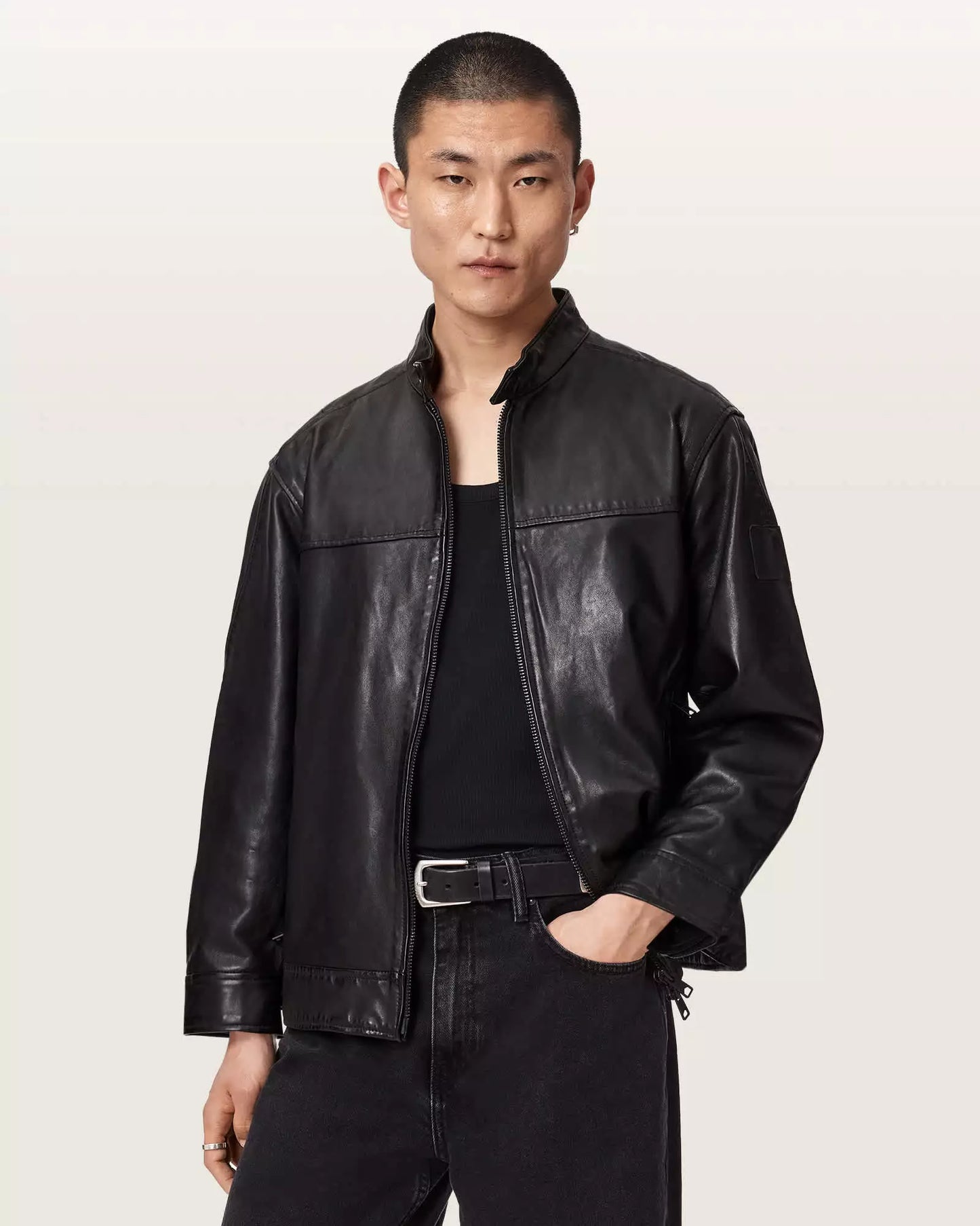 Felix Leather Racer Jacket