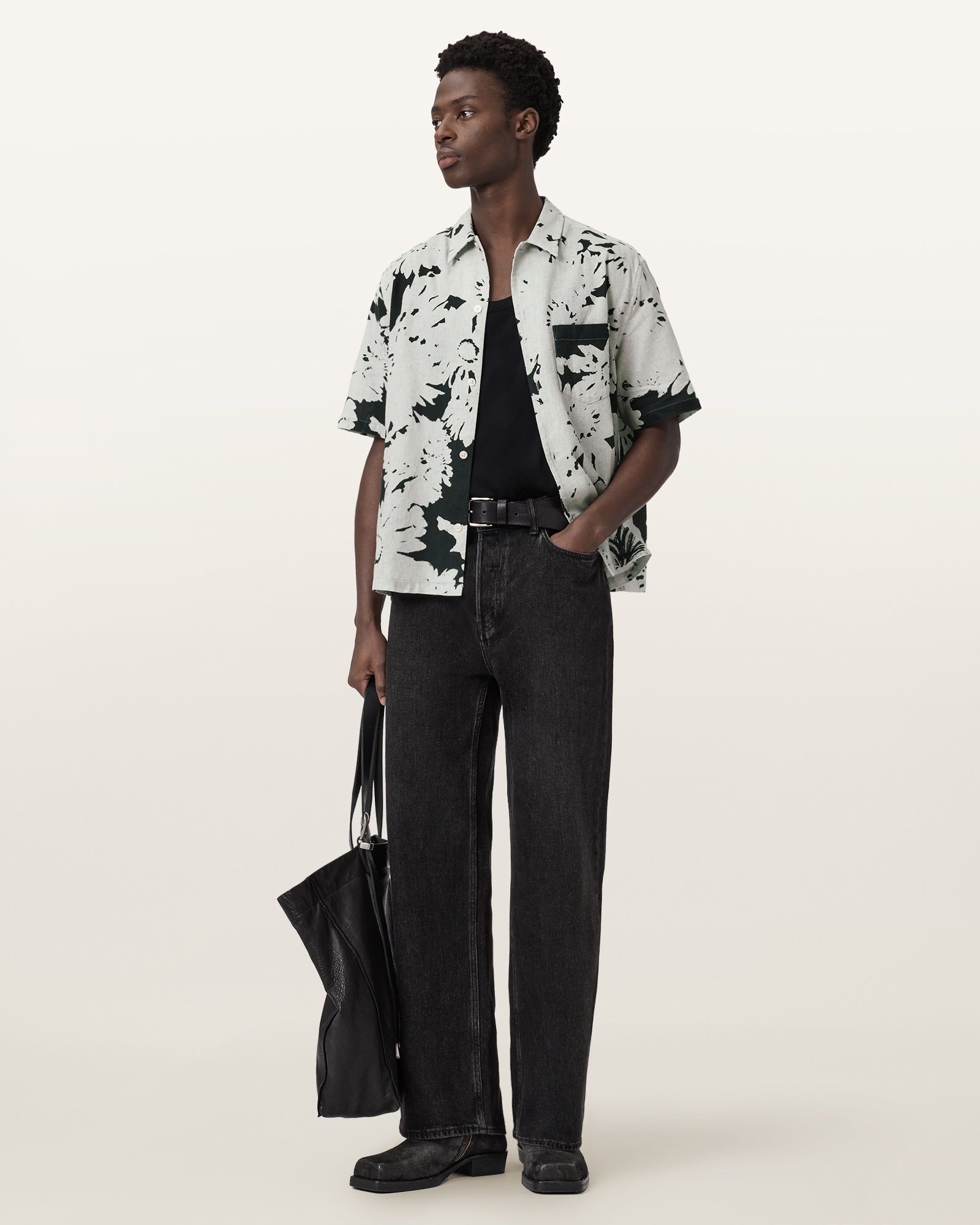 SHARP WHITE Color Girona SS Shirt from AllSaints