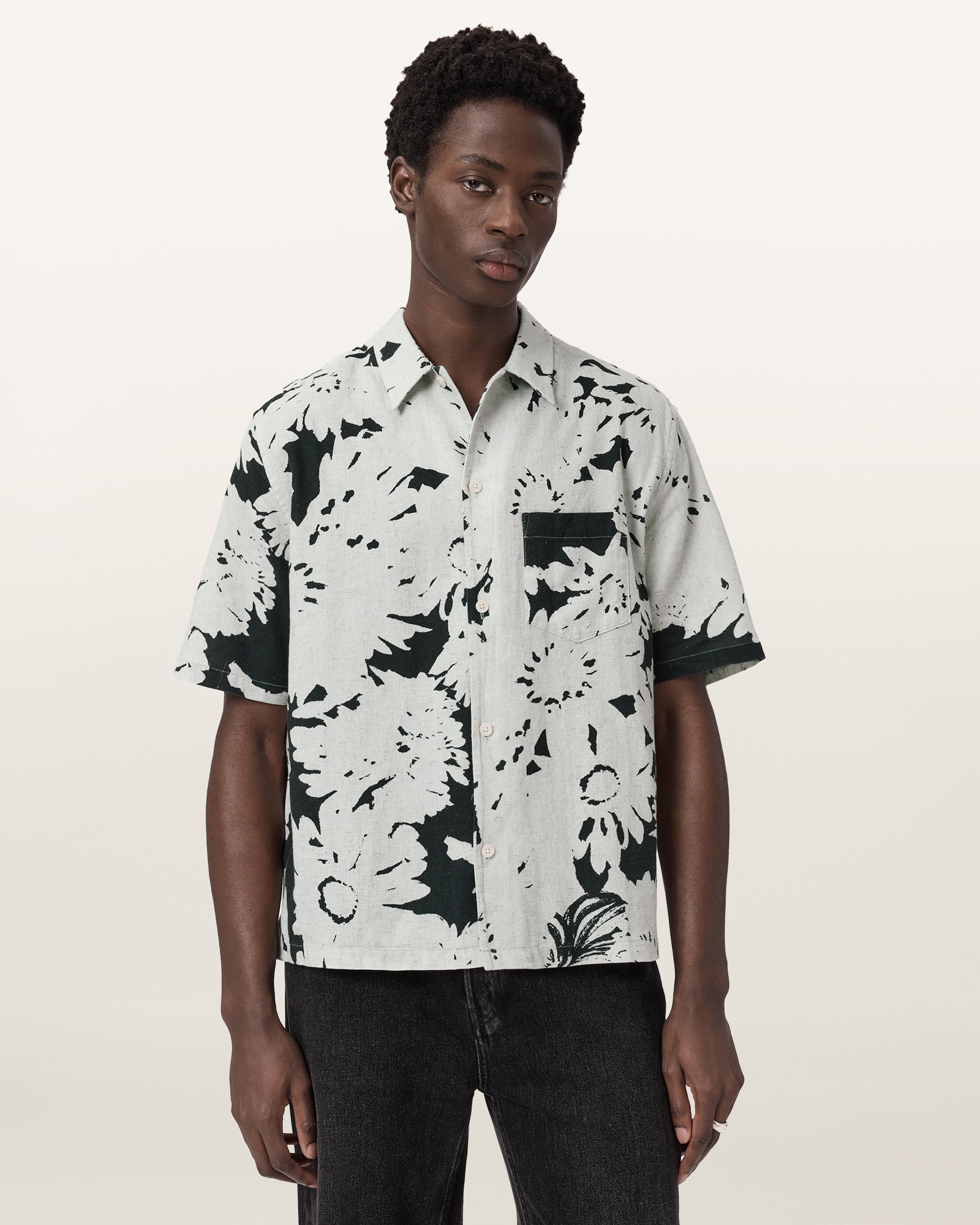 SHARP WHITE Color Girona SS Shirt from AllSaints