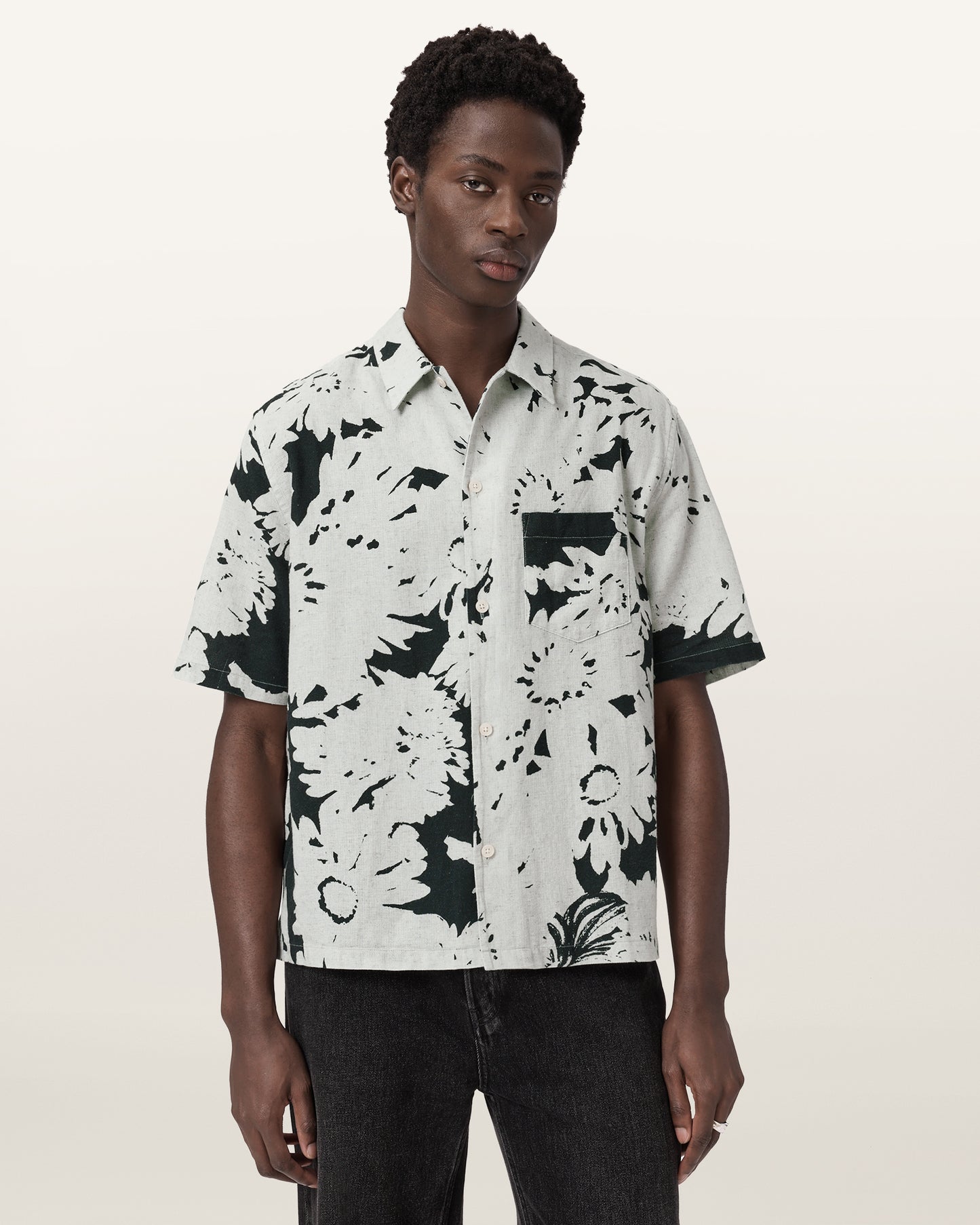 SHARP WHITE Color Girona SS Shirt from AllSaints