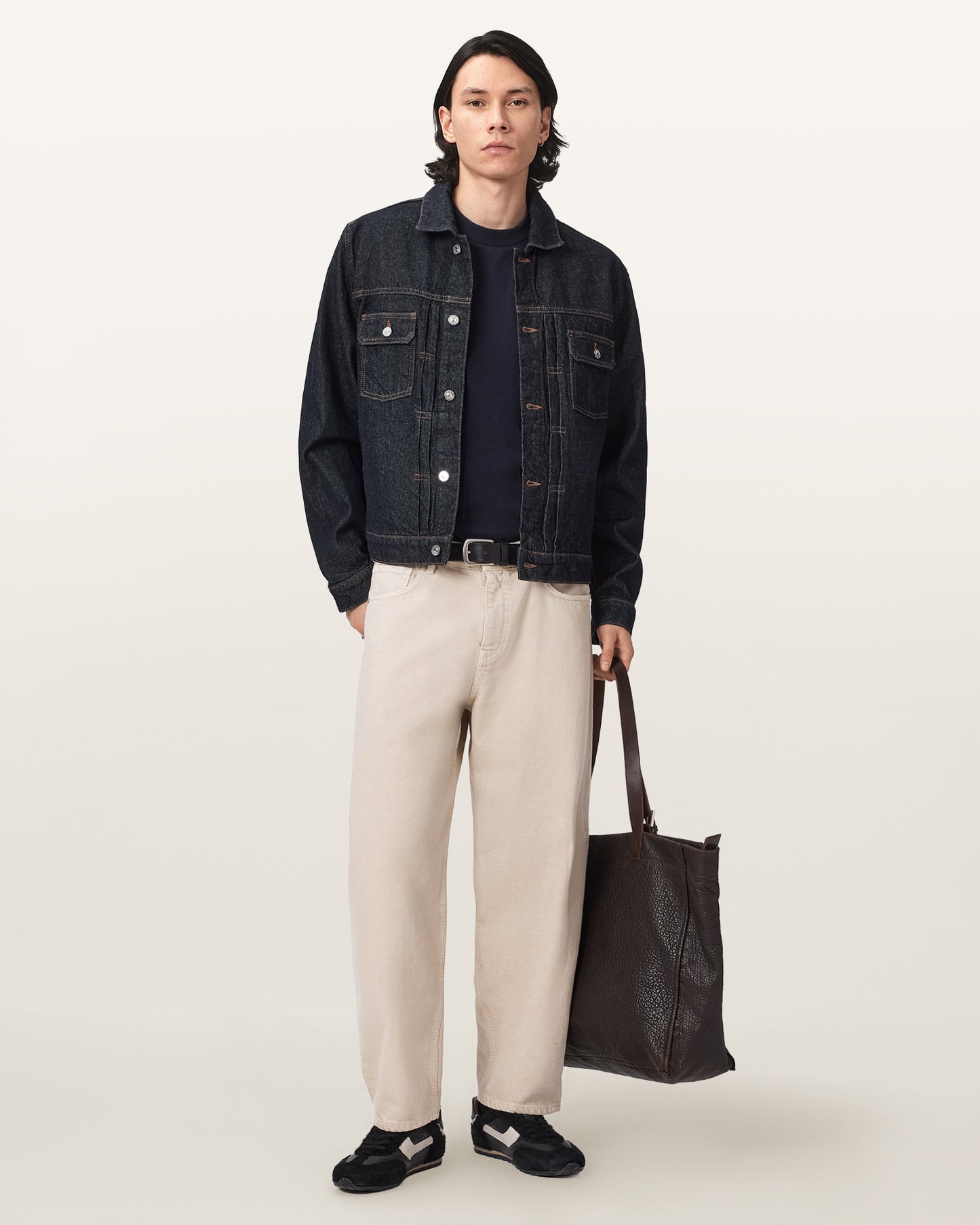 RINSE WASH INDIGO Color Union Tigres Jacket from AllSaints
