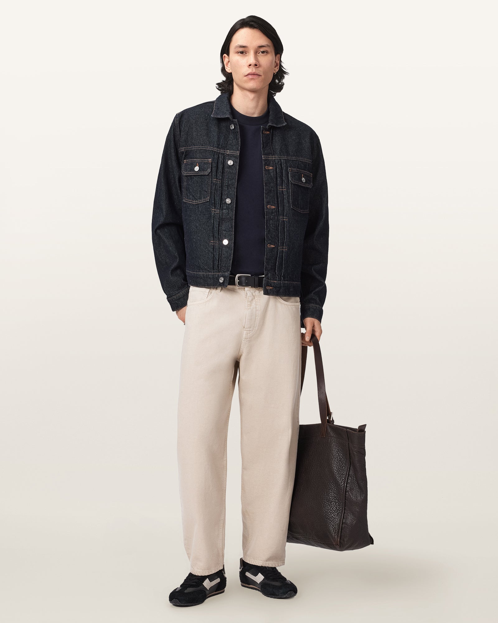 RINSE WASH INDIGO Color Union Tigres Jacket from AllSaints