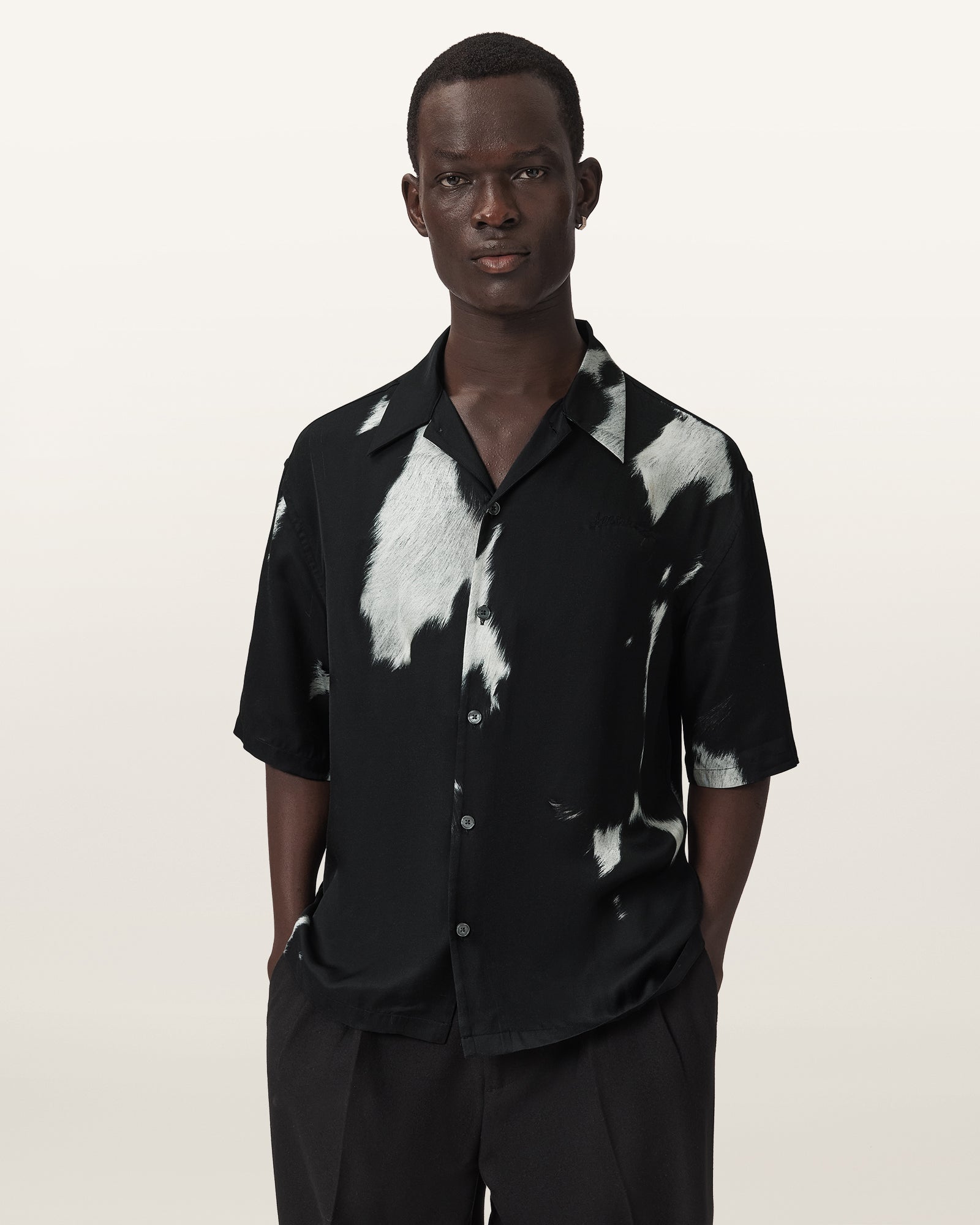 Black Color Templar SS Shirt from AllSaints