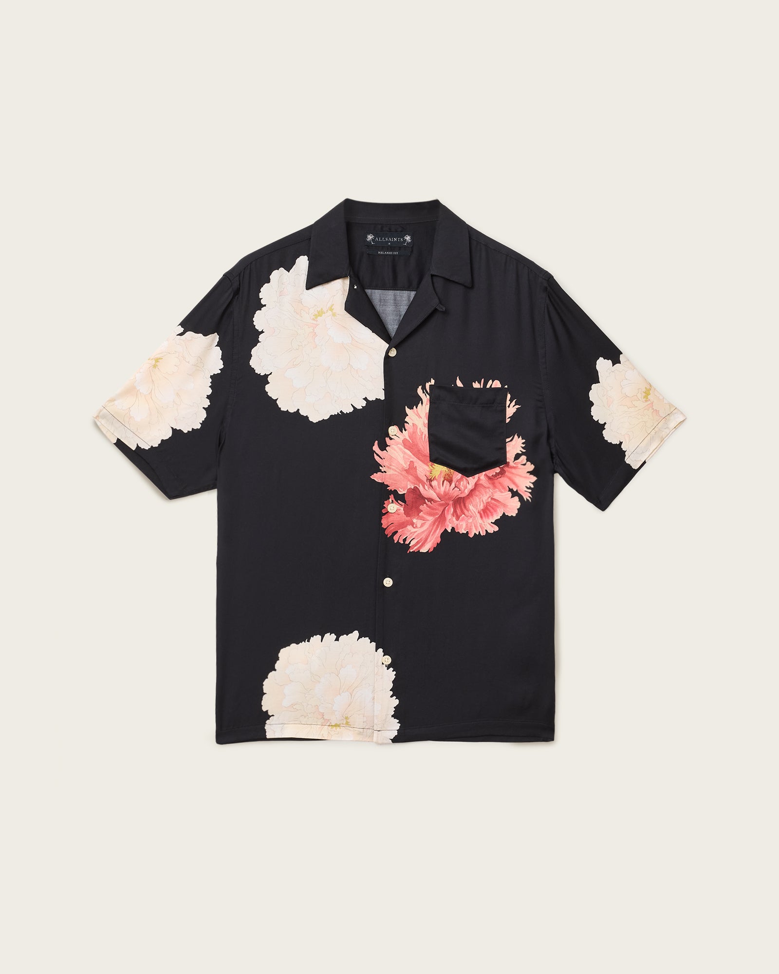 Black Color Fleur SS Shirt from AllSaints