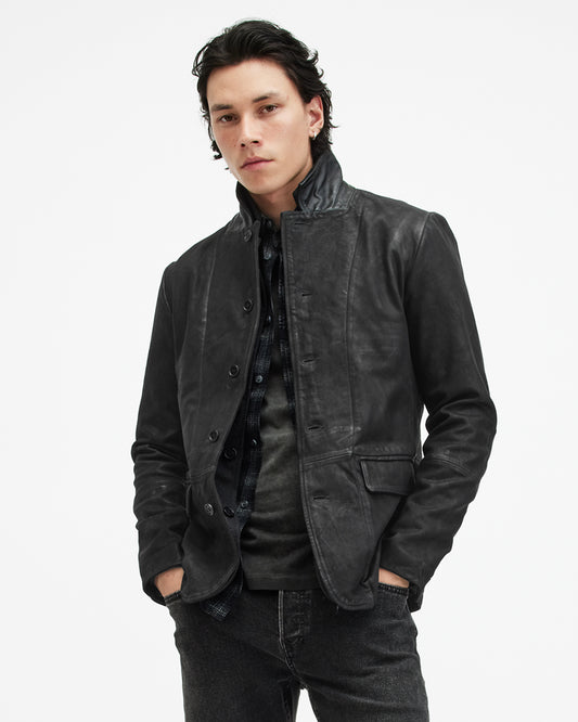 Survey Leather Blazer