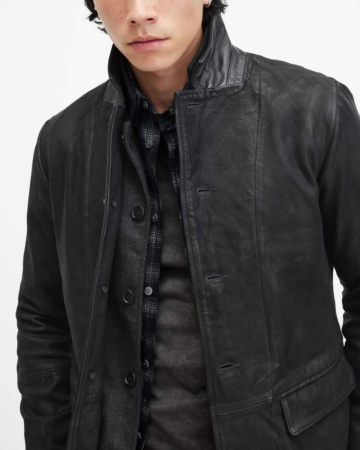 Survey Leather Blazer