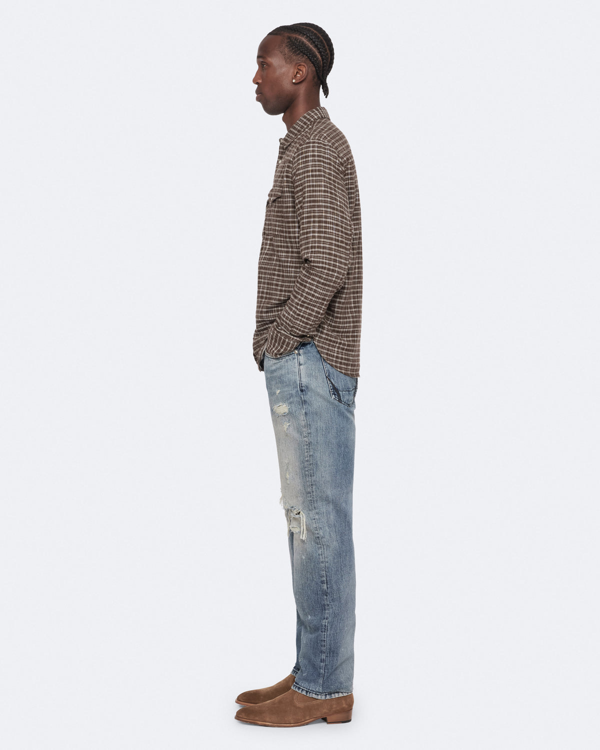 Destroy Indigo Color Slim Straight Jean from AllSaints