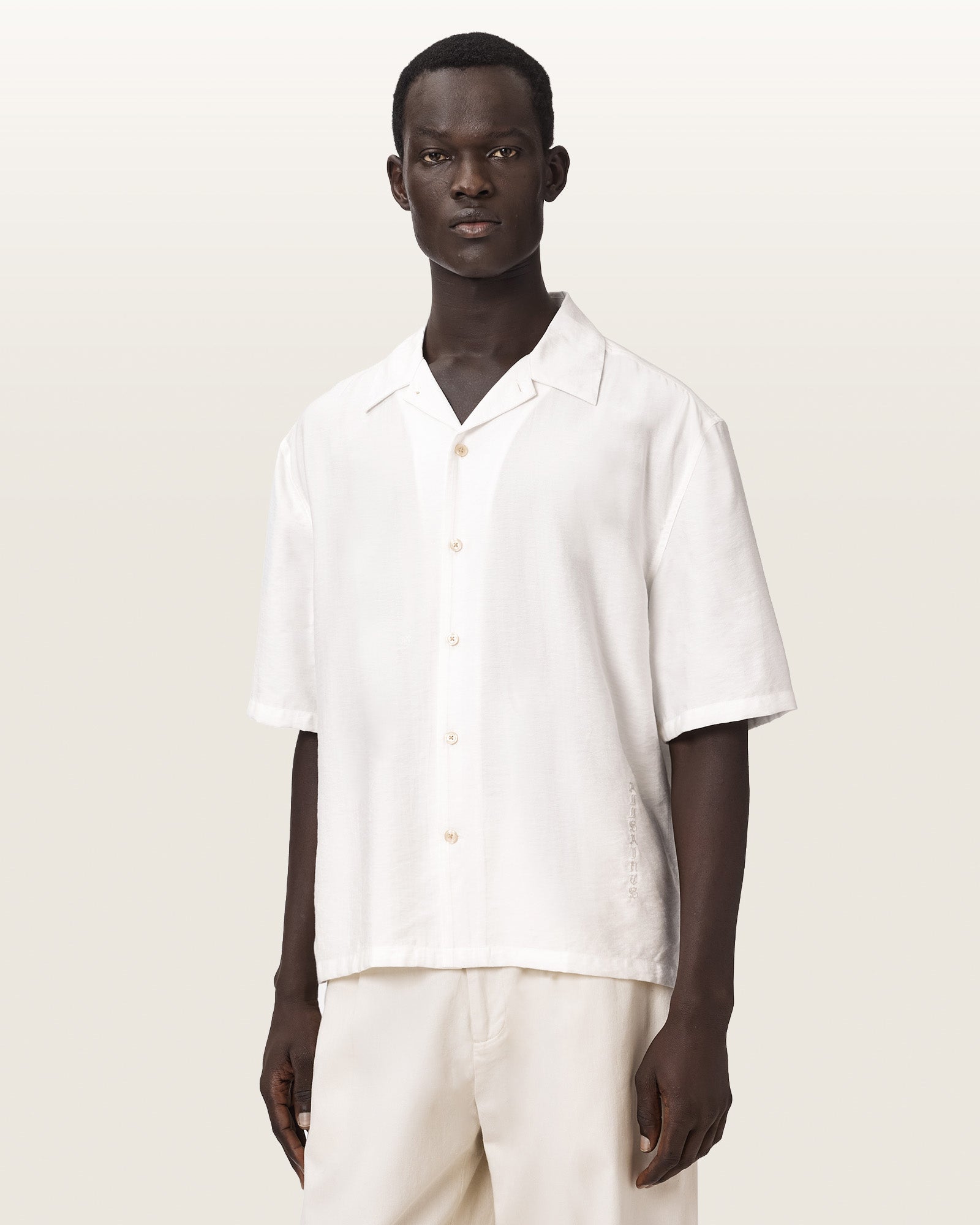 TERN WHITE Color Purley SS Shirt from AllSaints